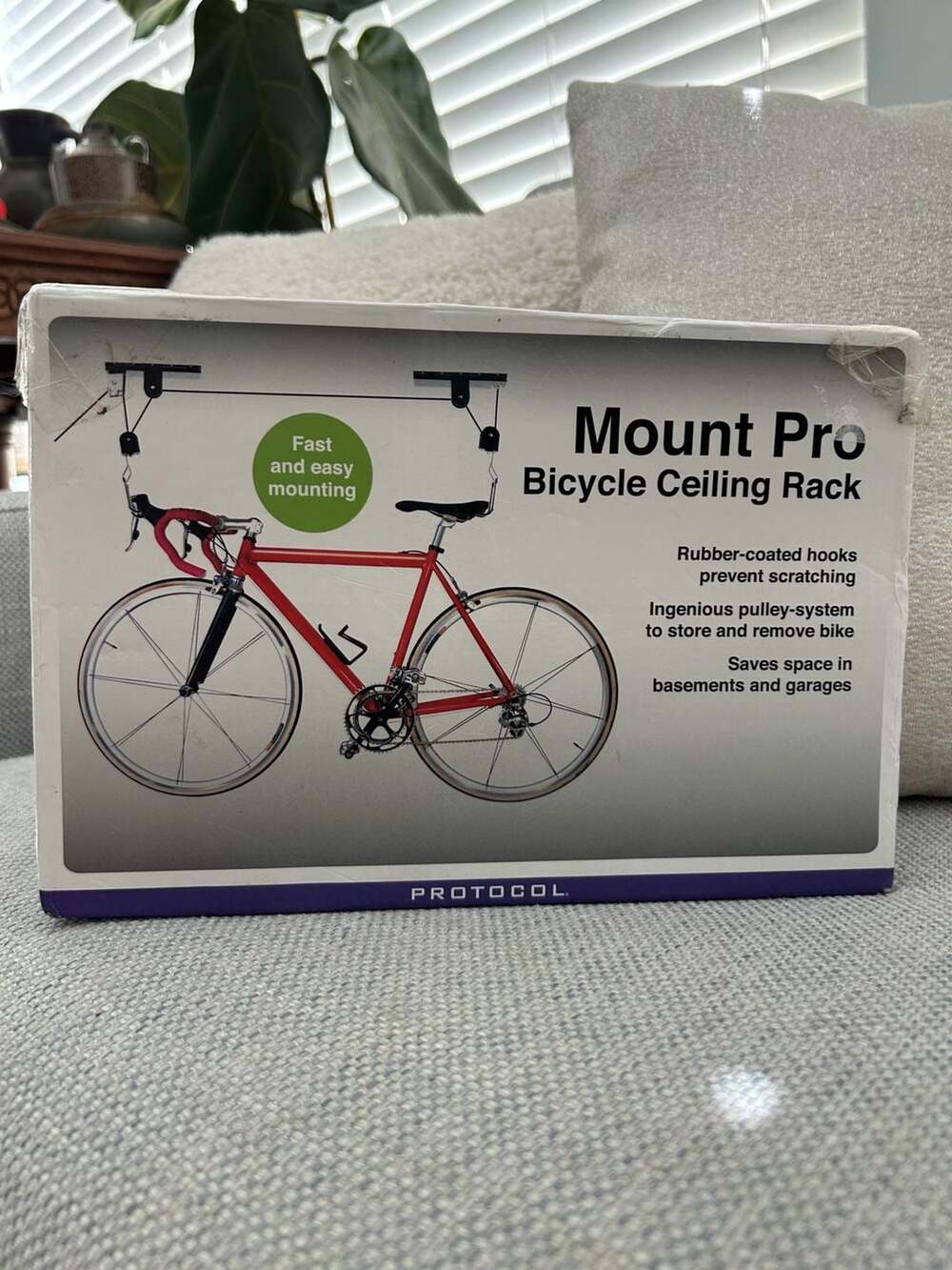 Protocol Mount Pro Bicycle Ceiling Rack Pulley Hoist System